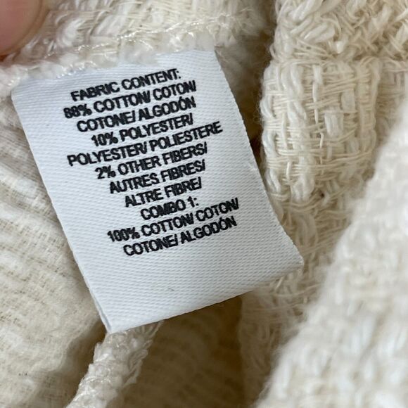 Derek Lam 10 Crosby Mini Skirt Womens 8 Ivory Cream Tweed Fit and Flare Classic - Picture 5 of 10